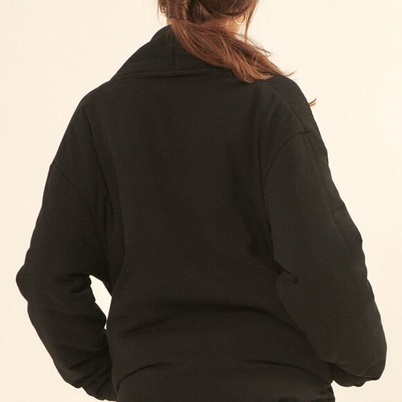 A Solid Woven Jacket - Picture 4 of 4